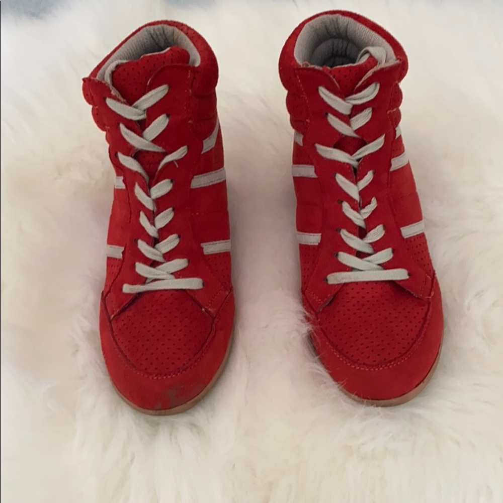 Charlotte Russe red heels size 6